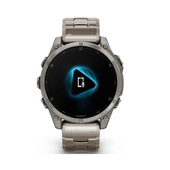 Smartwatch Garmin in titanio di colore grigio da uomo GA.0100290440