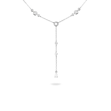 Collana donna Rue Des Mille Shapes argento con cerchi e zirconi