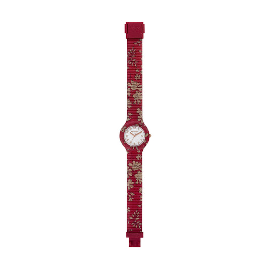 Orologio solo tempo Hip Hop Winter Blossom rosso bianco HH.HWU1248