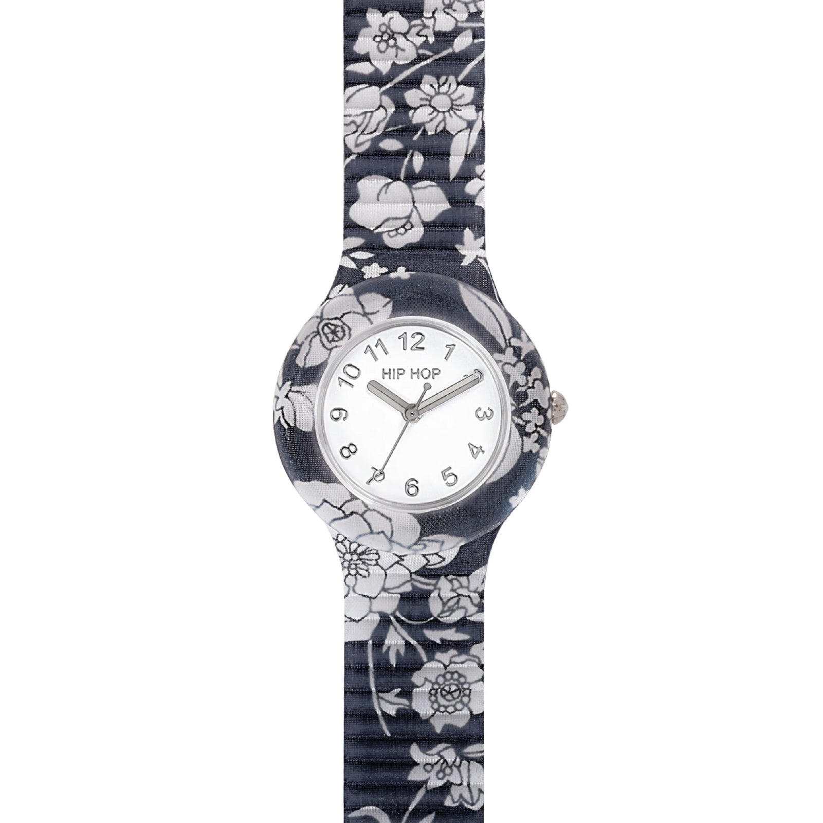 Orologio solo tempo Hip Hop Winter Blossom blu bianco HH.HWU1249