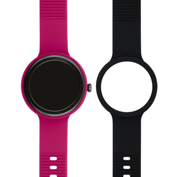 Orologio Smartwatch donna Hip Hop Hero.Next ABS e silicone fucsia 41mm