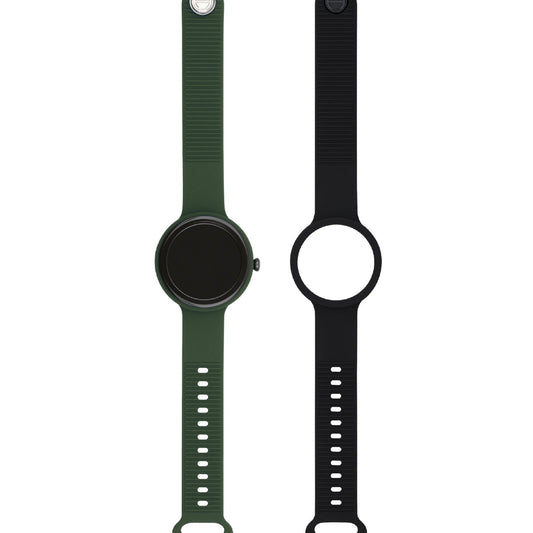 Orologio Smartwatch unisex Hip Hop Hero.Next ABS e silicone verde 41mm