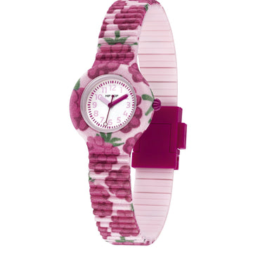 Orologio bambino/a Hip Hop Kids Fun cassa 28mm e tessuto rosa con lamponi