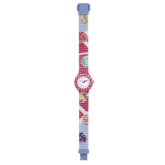 Orologio bambina Hip Hop Kids Fun cassa 28mm e tessuto con palle da pallavolo