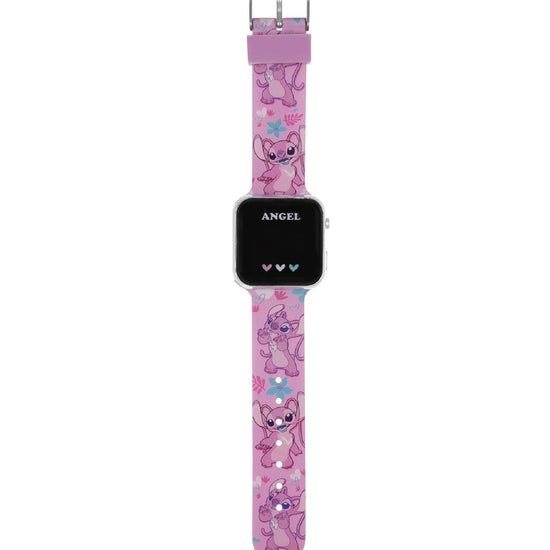 Orologio digitale bimba Disney Lilo e Stitch LED in plastica e silicone rosa 35 mm LAS4087-1