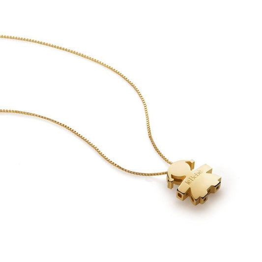 Collana da donna in oro leBebé I Tesorini con ciondolo bimba 1 cm