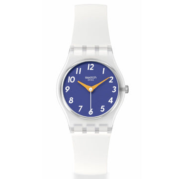 Orologio donna Swatch Essentials in plastica e silicone bianco 25mm