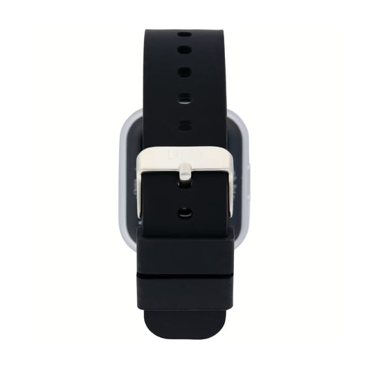 Smartwatch Liu Jo Mini con cassa in acciaio e silicone nero MISURA UNICA