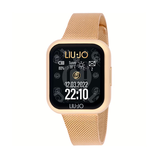 Smartwatch Liu Jo Mini in acciaio rosÃ© cinturino milanese MISURA UNICA