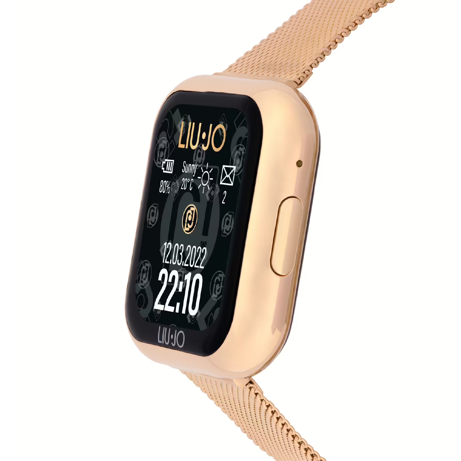 Smartwatch Liu Jo Mini in acciaio rosÃ© cinturino milanese MISURA UNICA