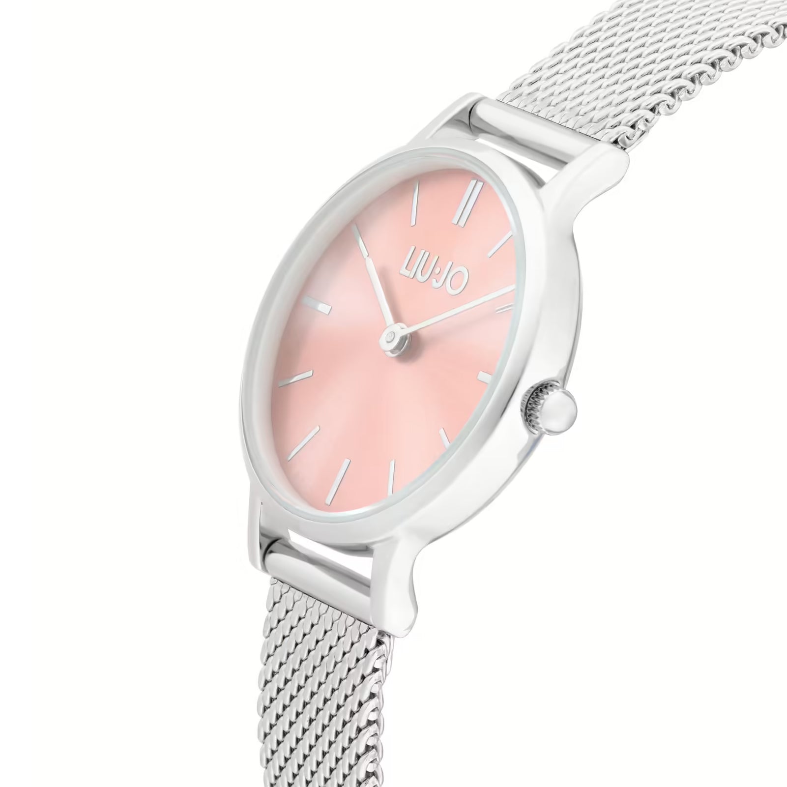 Orologio solo tempo Liu Jo acciaio rosa e maglia milano MISURA UNICA