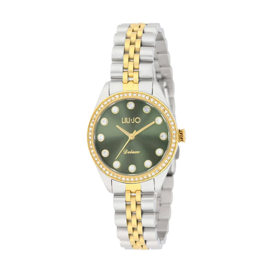 Orologio solo tempo Liu Jo acciaio bicolor quadrante verde MISURA UNICA