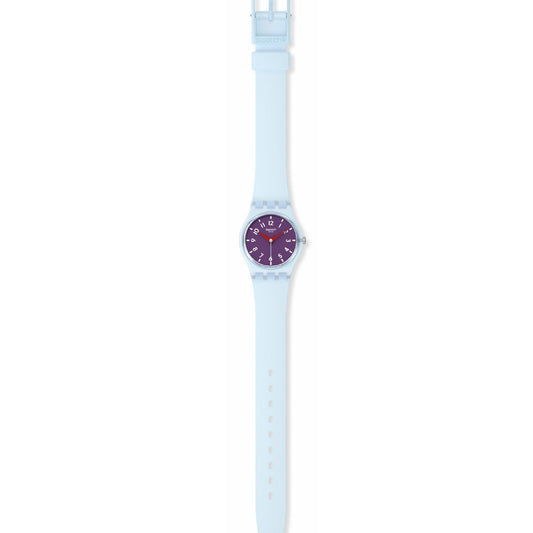 Orologio donna Swatch Essentials in plastica e silicone azzurro 25mm