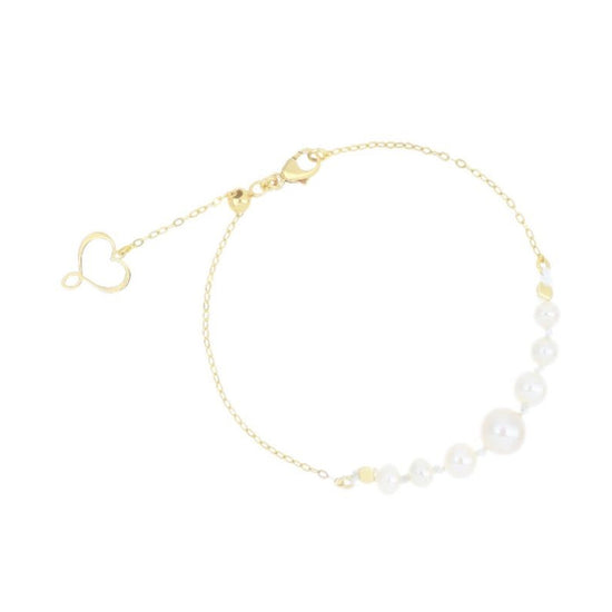 Bracciale Maman et Sophie in argento dorato perle bianche M.BPONDP7