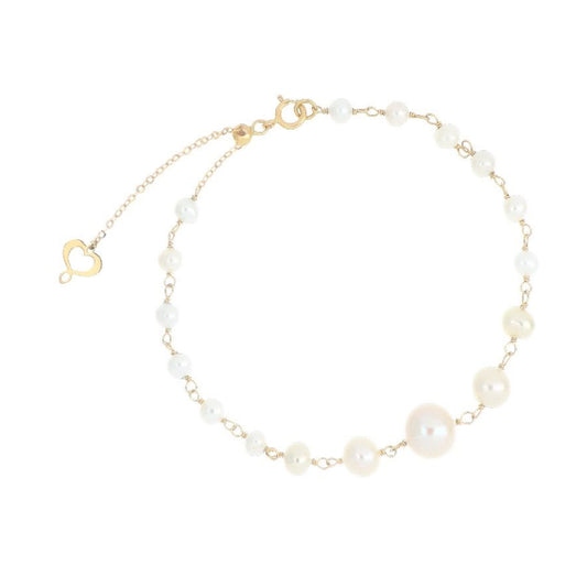 Bracciale Maman et Sophie Aurum in oro giallo 18 kt con perle M.BPONDRPE