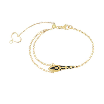 Bracciale Maman et Sophie in argento dorato con serpente M.BPTORGI2