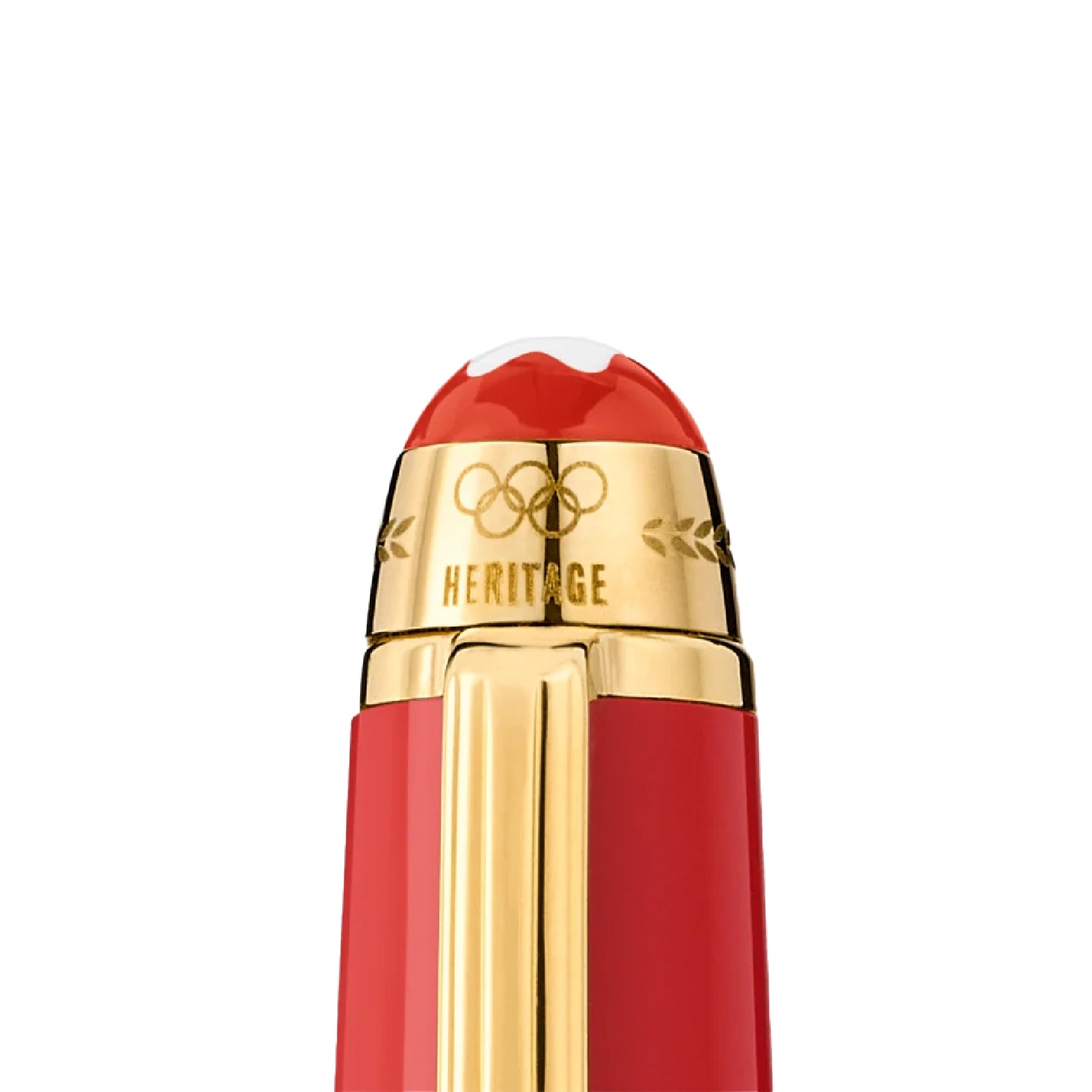 Penna a sfera Montblanc di colore rosso e oro unisex MB.131361