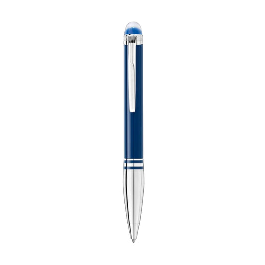 Penna a sfera Montblanc di colore blu e argento unisex MB.132437