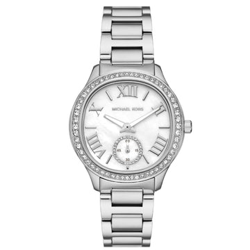 Orologio donna Michael Kors Sage acciaio con cristalli e madreperla 38mm