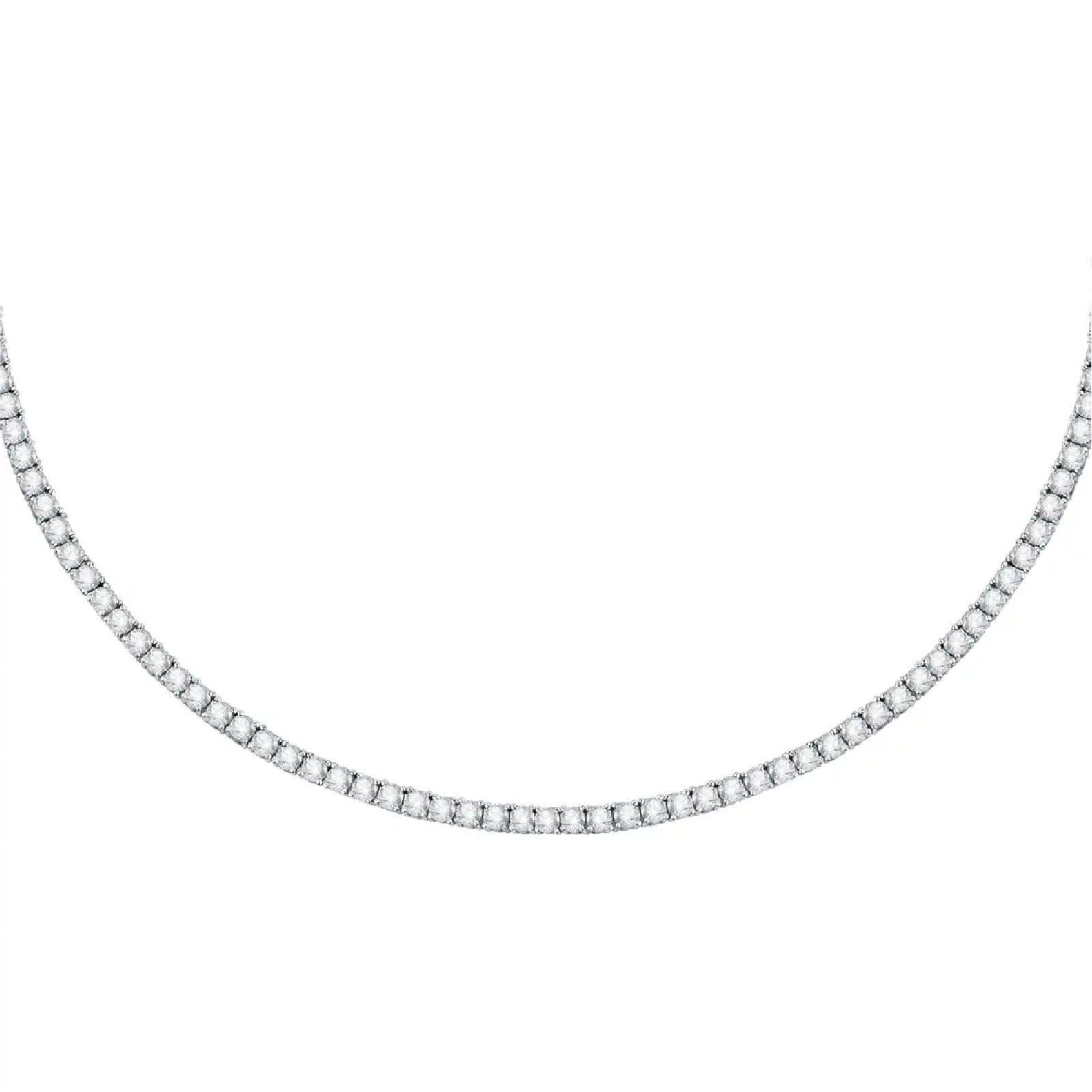 Collana girocollo Morellato in argento 925 con zirconi bianchi 38 cm