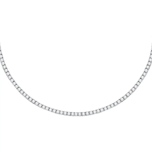 Collana girocollo Morellato in argento 925 con zirconi bianchi 38 cm