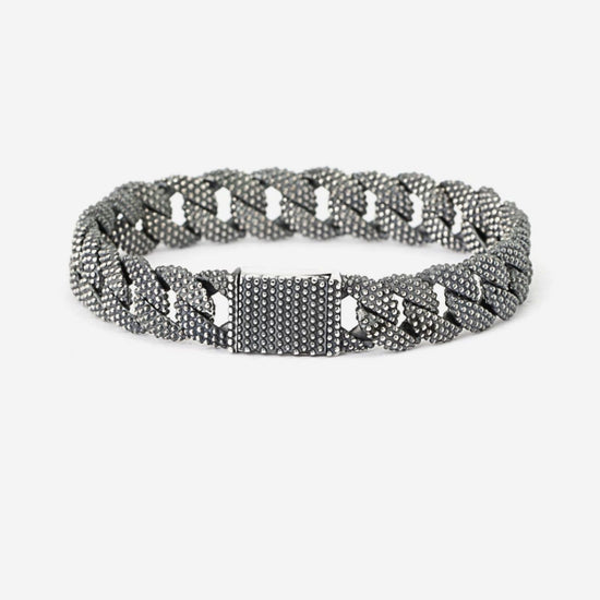 Bracciale Nove25 Puntinati da uomo in argento catena grumetta piccola N25BRA00058-1