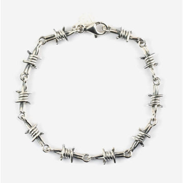 Bracciale catena unisex Nove25 Filo Spinato argento