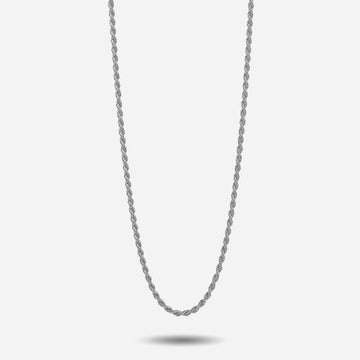 Collana Nove25 Fili unisex argento corda spessa 2 mm e lunghezza 50 cm