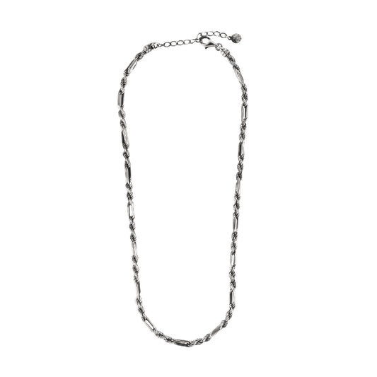 Collana uomo Nove25 Timeless in argento con catena attorcigliata