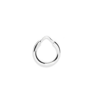 Mono orecchino unisex Nove25 Timeless argento liscio e filo tondo 10 mm N25ORERL001-10-1