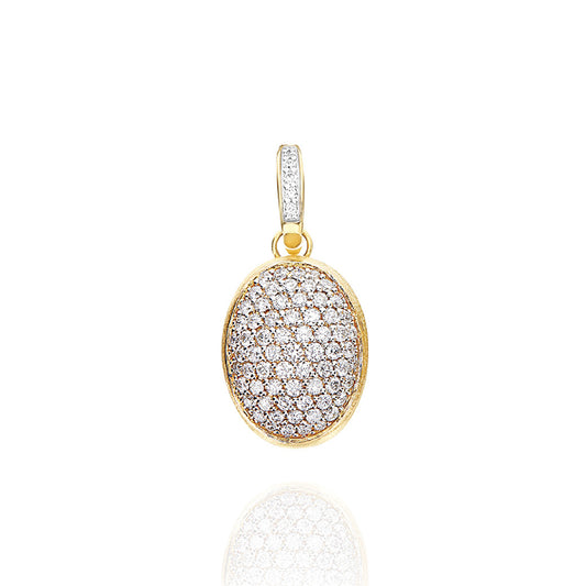 Charm Nanis in oro giallo 18kt con pavé di diamanti MISURA UNICA