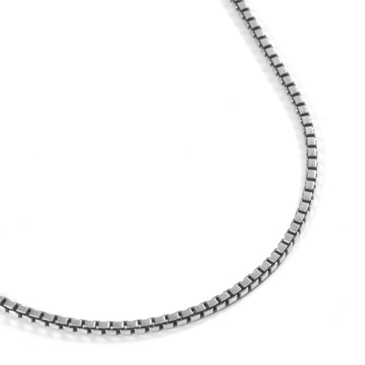 Collana girocollo Nove25 in argento 925 brunito unisex MISURA UNICA