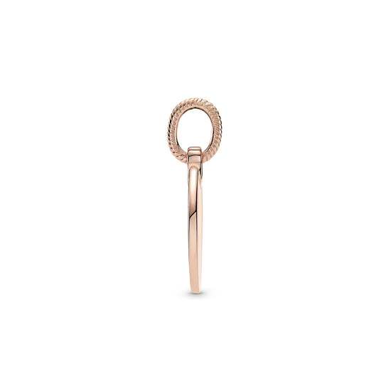 Charm a medaglione Pandora placcato in oro rosa 14k da donna P.388610C00