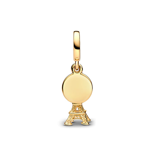 Charm Torre Eiffe Pandora in Argento 925 placcato oro 14kt P.763344C01