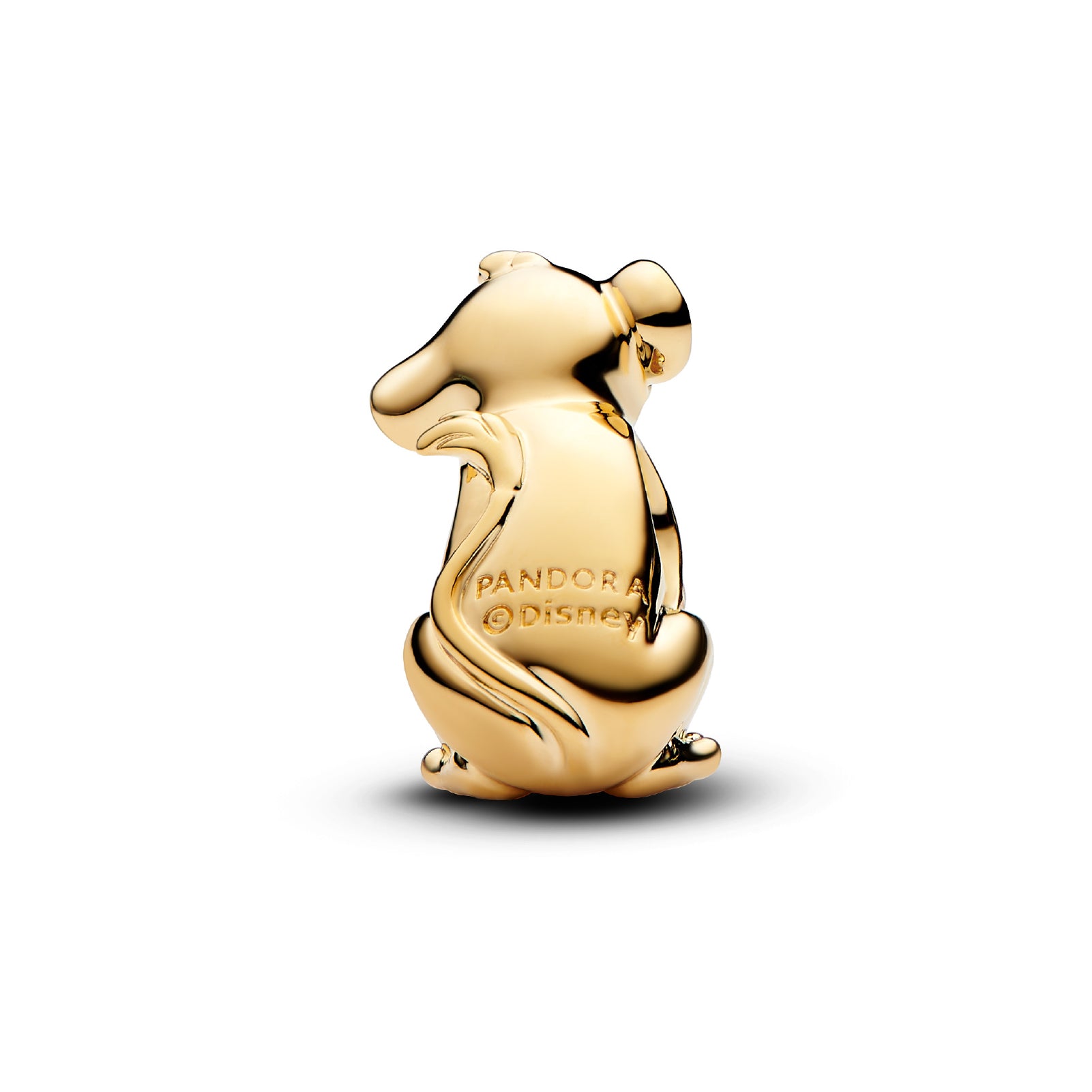 Charm Il Re Leone Pandora placcato in oro da donna P.763376C01