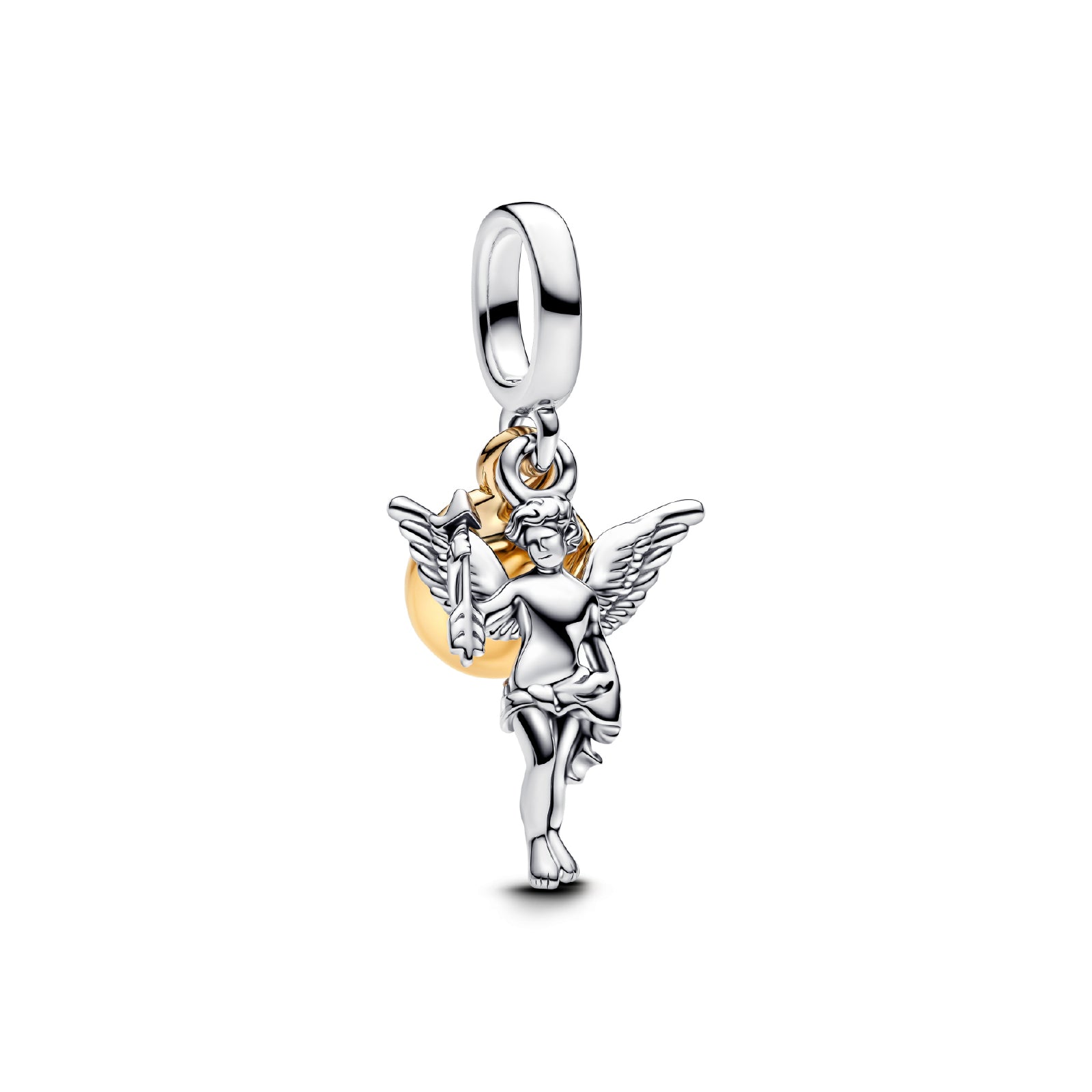 Charm pendente Pandora in argento con cupido e freccia MISURA UNICA