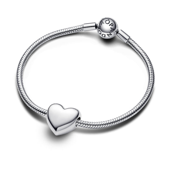 Charm cuore grande Pandora in Argento Sterling 925 da donna P.793440C00