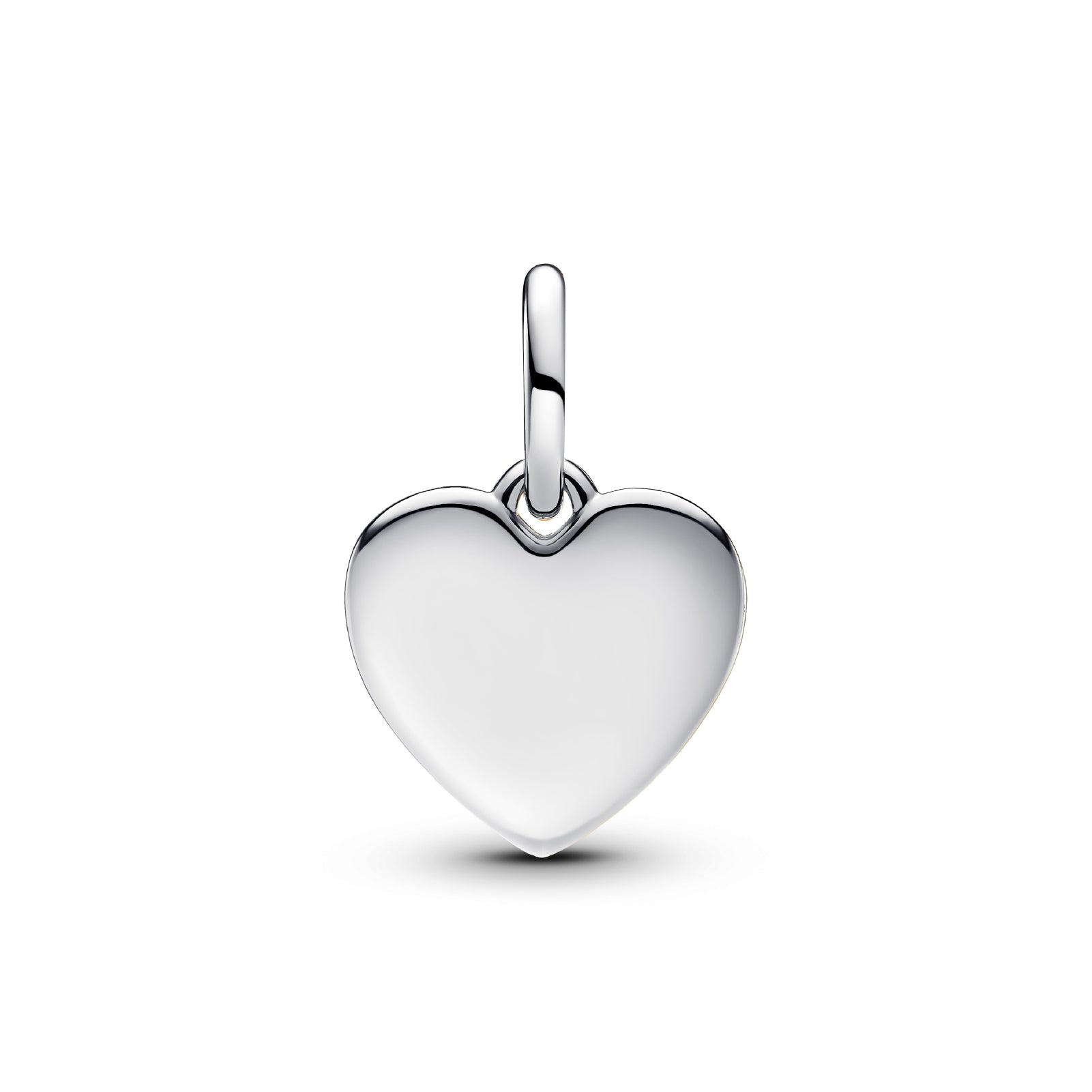 Charm Pandora argento a forma cuore con scritta LOVE MISURA UNICA