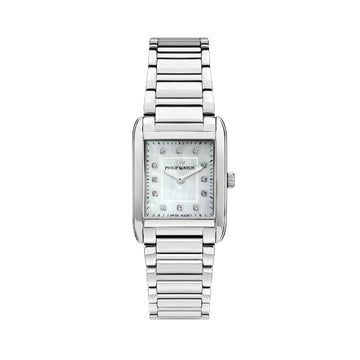 Orologio solo tempo Philip Watch in acciaio argento da donna MISURA UNICA