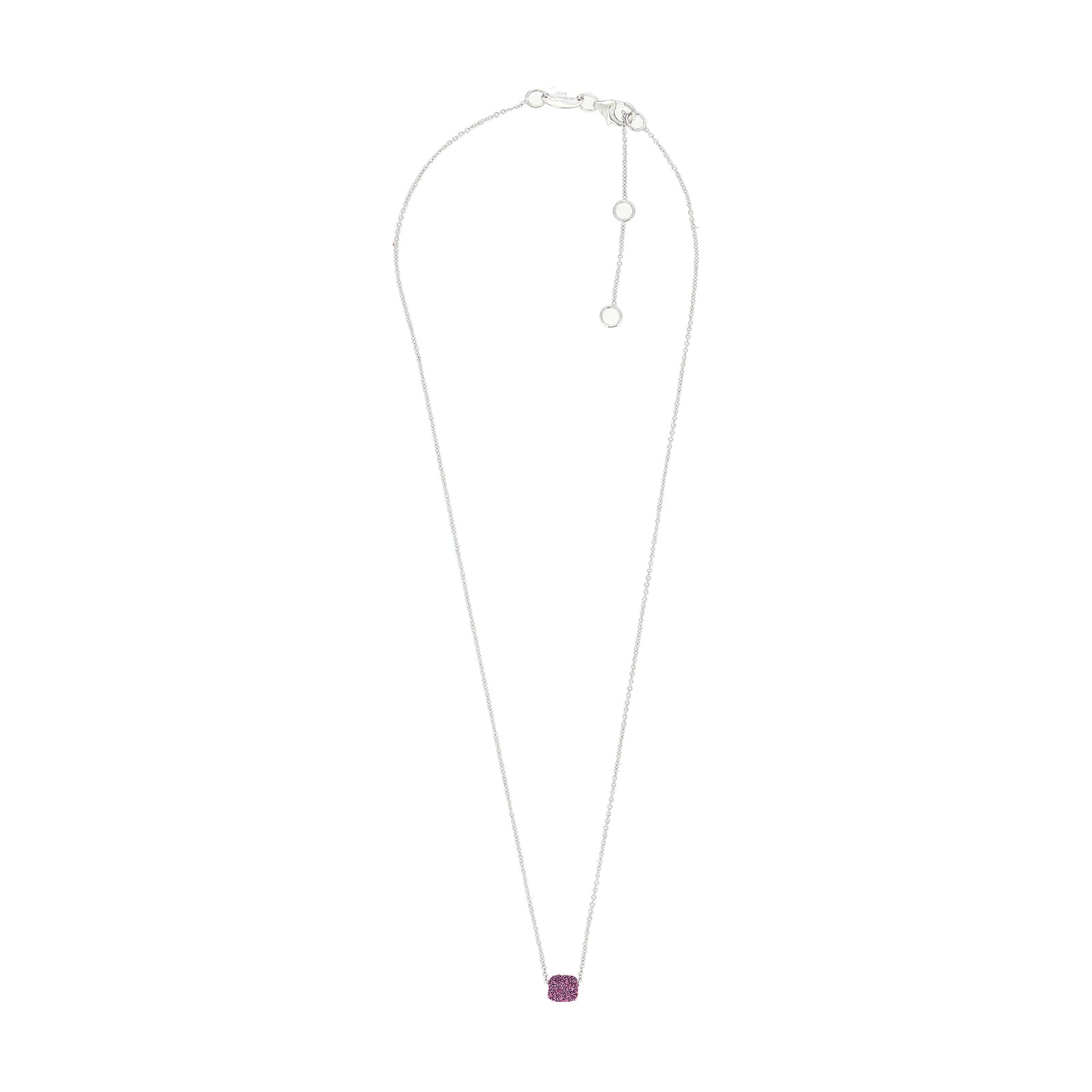 Collana con pendente Pesavento in argento 925 viola da donna 38 cm