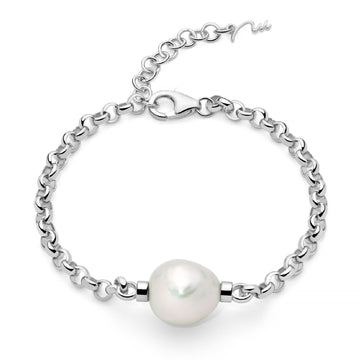 Bracciale donna Miluna Giochi Di Perle in argento con perla 12/14