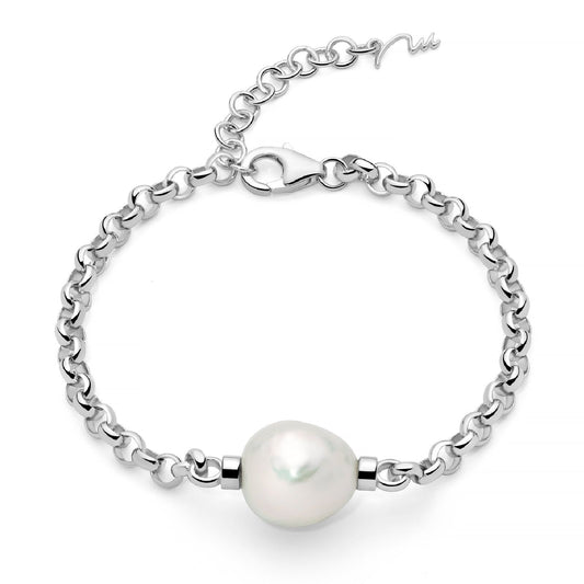 Bracciale donna Miluna Giochi Di Perle in argento con perla 12/14