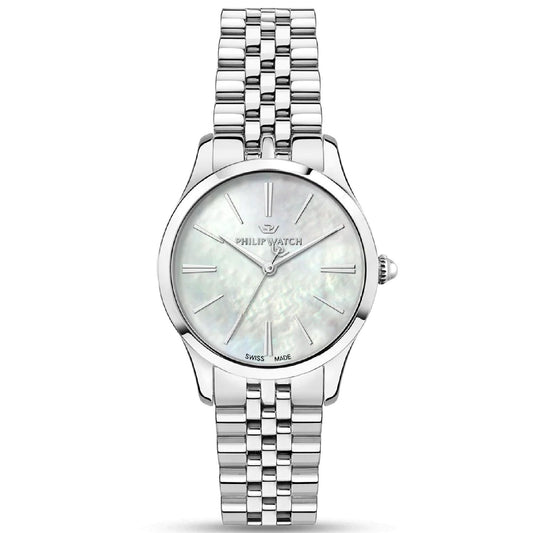 Orologio solo tempo donna Philip Watch Grace Classic in acciaio e madreperla 32mm