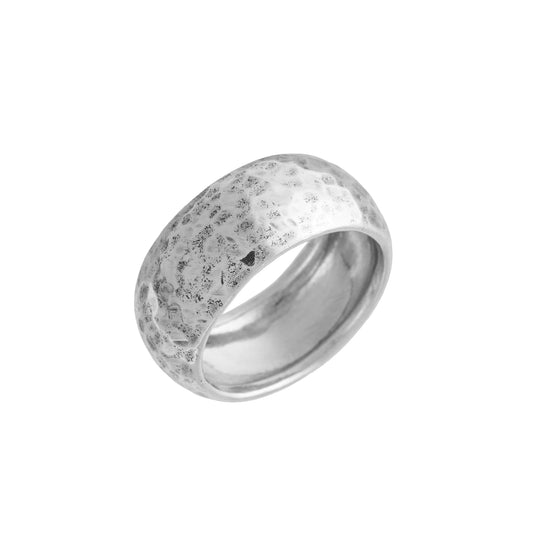 Anello martellato Giovanni Raspini in argento 925 da donna