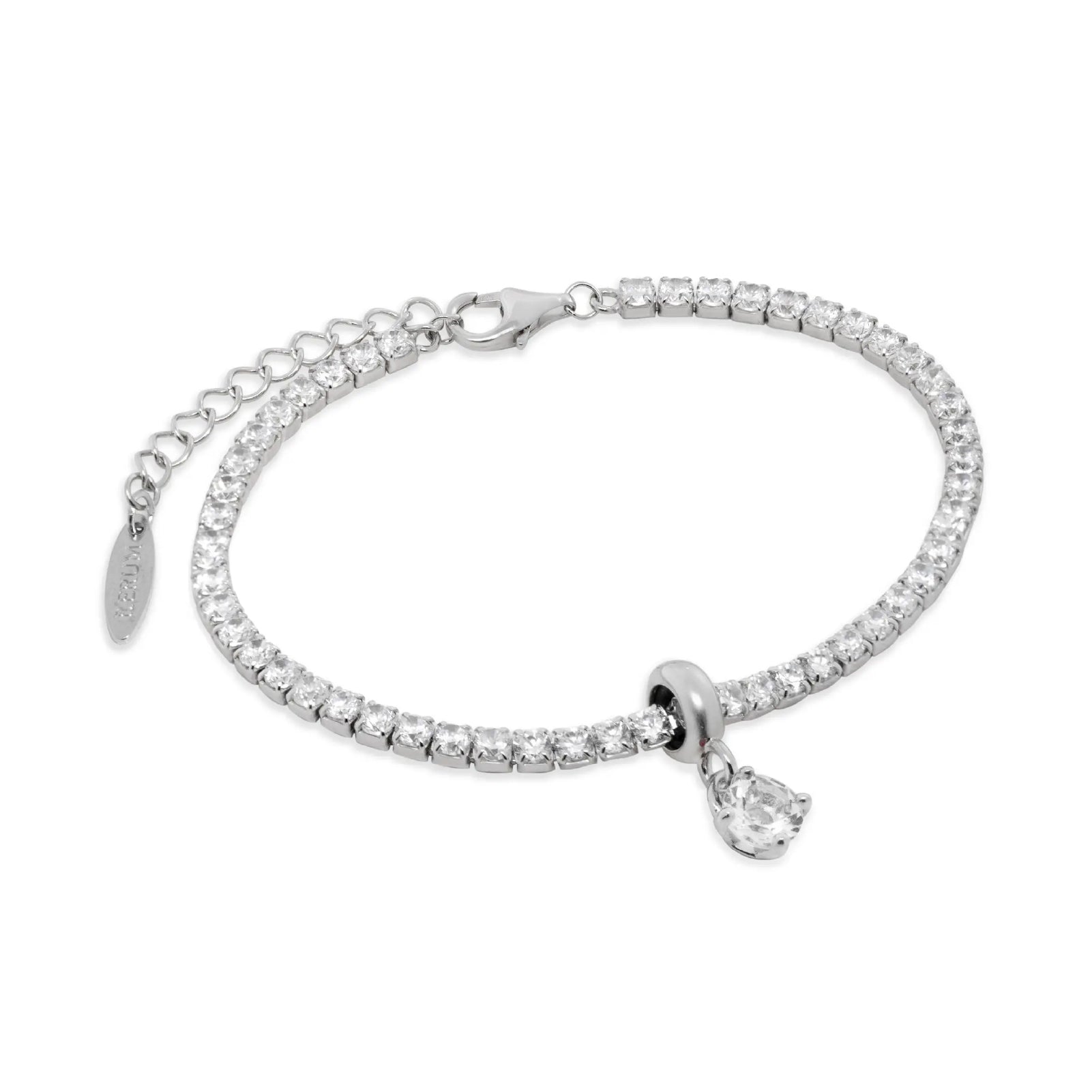 Bracciale Tennis Rerum in argento stopper di zircone Regolabile 16-19 cm