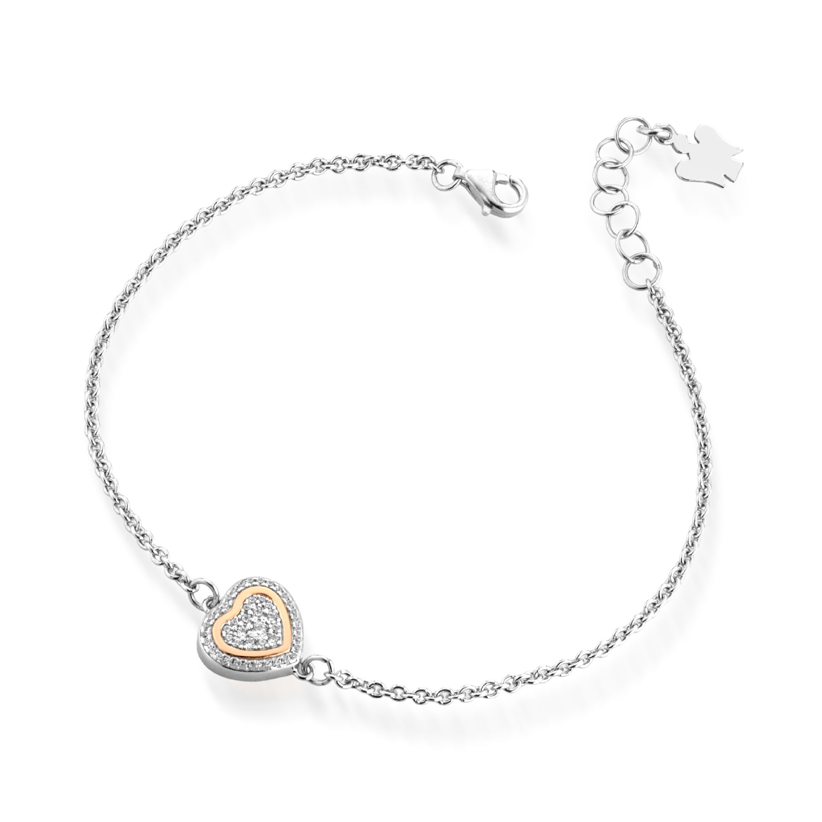 Bracciale cuore Roberto Giannotti in argento 925 da donna RG.GIA450