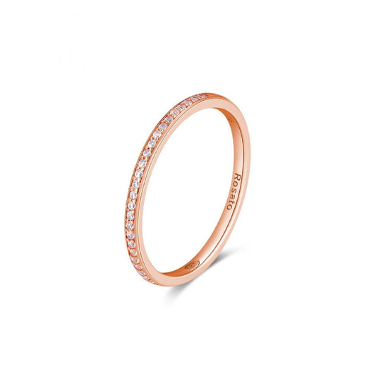 Anello Rosato Allegra da donna