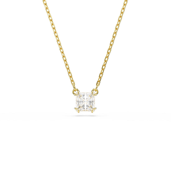 COLLANA PENDENTE SWAROVSKI PLACCATA IN ORO CON ZIRCONE S.5693153