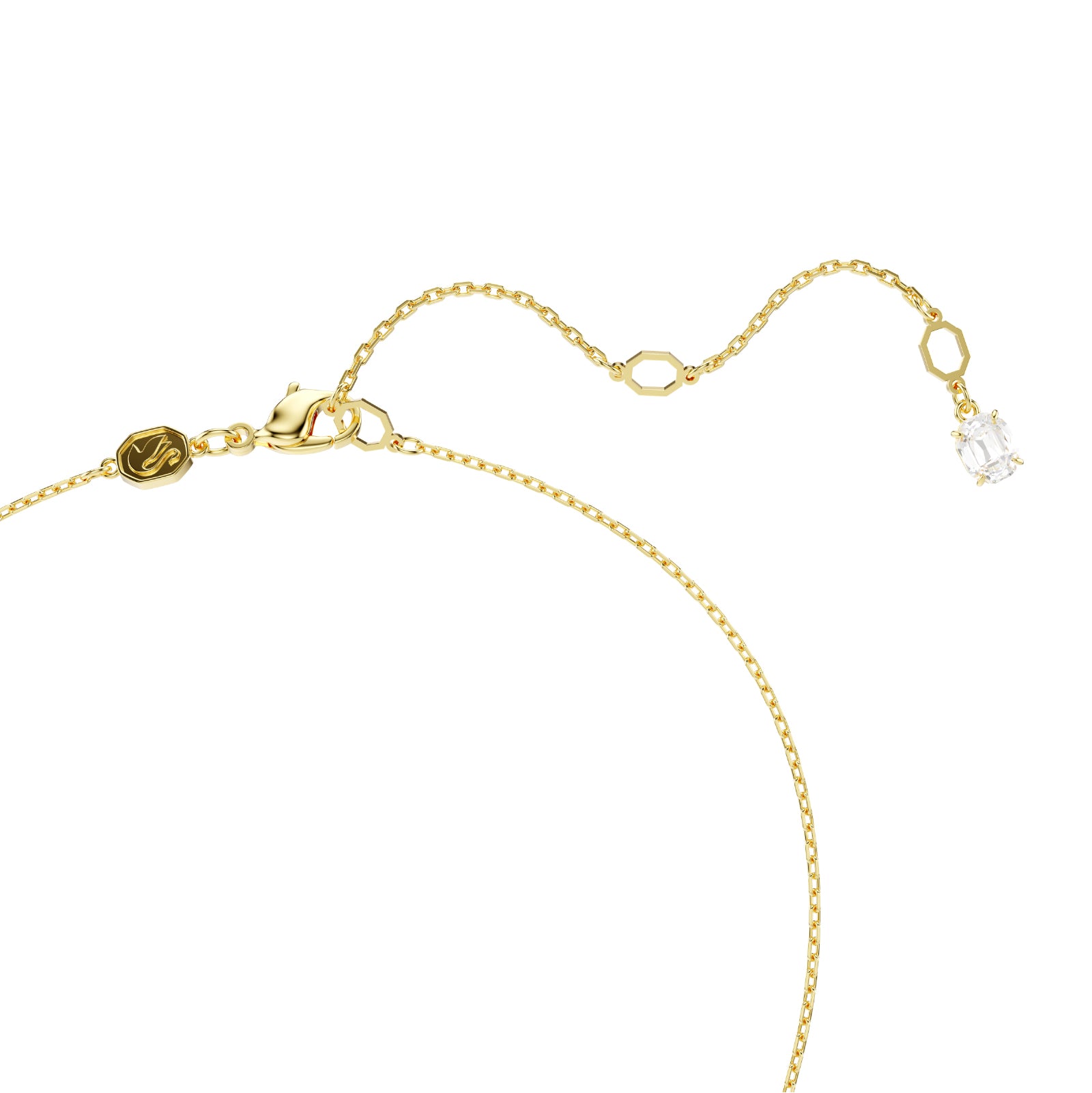 COLLANA PENDENTE SWAROVSKI PLACCATA IN ORO CON ZIRCONE S.5693153