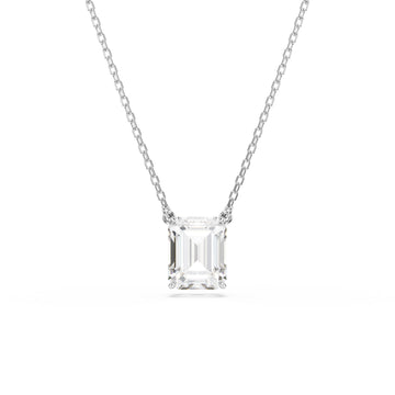 COLLANA CON PENDENTE SWAROVSKI PLACCATA IN RODIO E ZIRCONE S.5693405